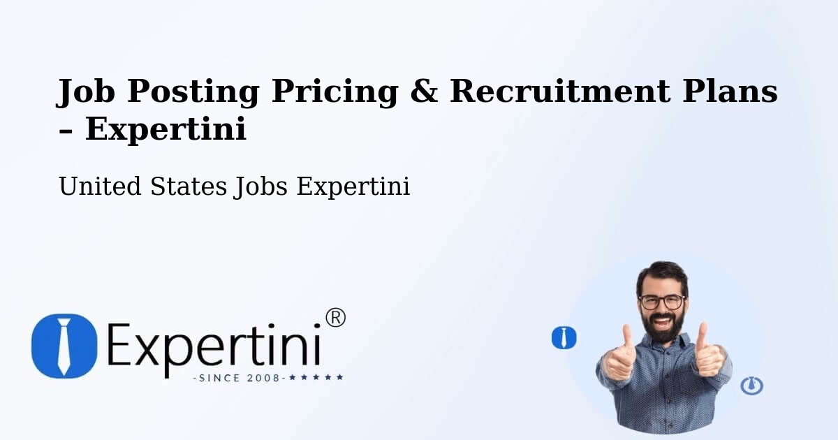 Job Posting Pricing & Recruitment Plans – Manassas - Manassas, United States Jobs Expertini